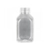 Пластиковая бутылка ПЭТ квадратная с широким горлом 0.3л