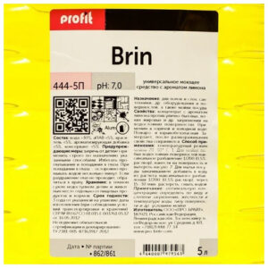 PRO BRITE Универсальное моющее средство Profit Brin с ароматом лимона, 5 л